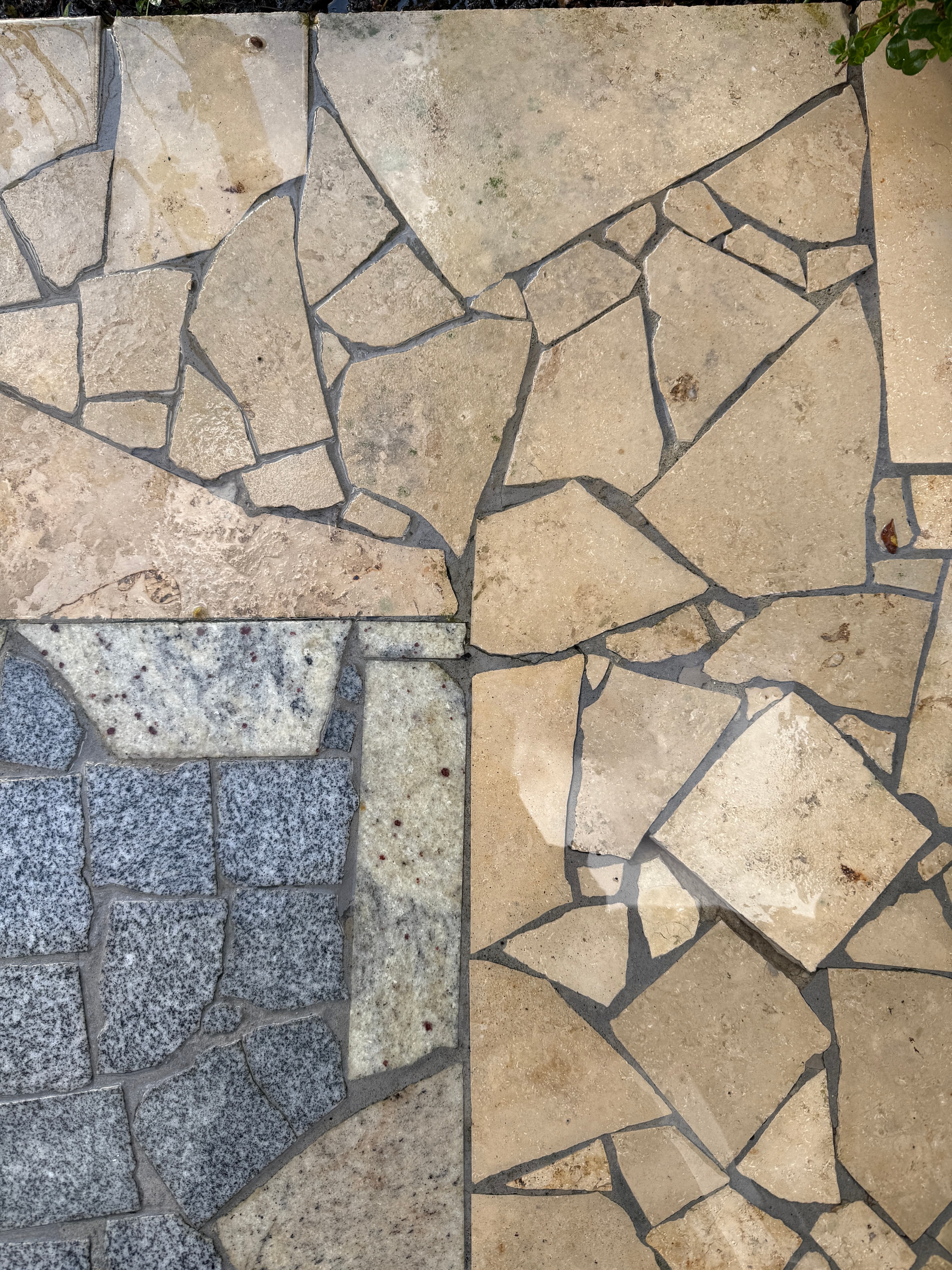 Nachher – gereinigte Fläche